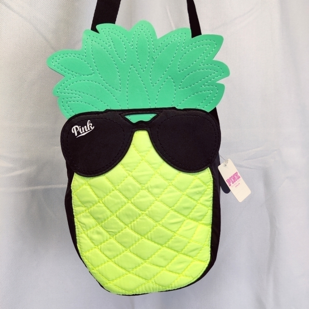 PINK Insulated Cooler Crossbody Bag Pineapple Sunglasses Victoria's Secret